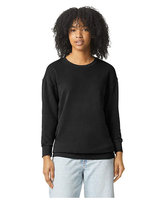 1466CC - Comfort Colors Unisex Lighweight Cotton Crewneck Sweatshirt | Black