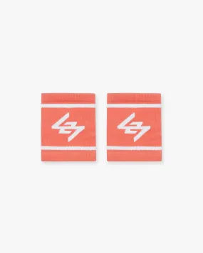 247 Logo Wrist Bands - Coral