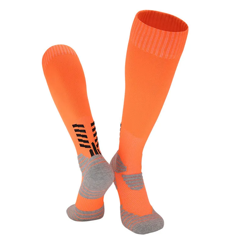 3 Pack Cushioned Football Socks for Mens and Kids