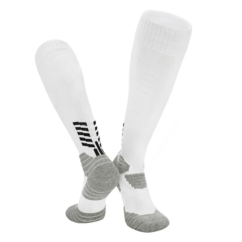 3 Pack Cushioned Football Socks for Mens and Kids