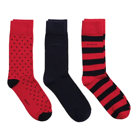 3 Pack Socks - Blue Set | Red Set