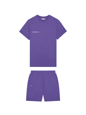 365 T-shirt and Shorts Bundle—Ultraviolet