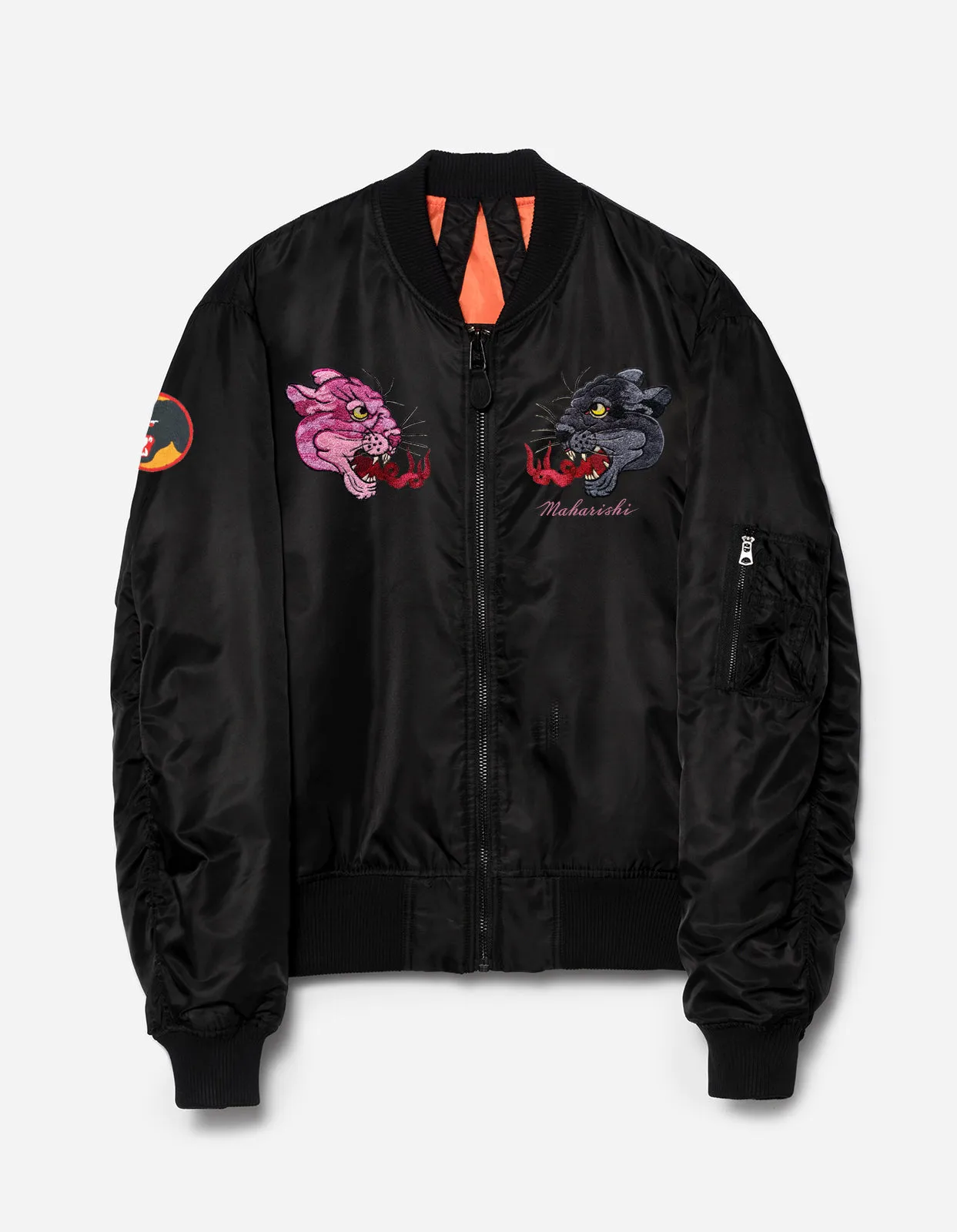 5345 Duality Panther MA1 Flight Jacket Black