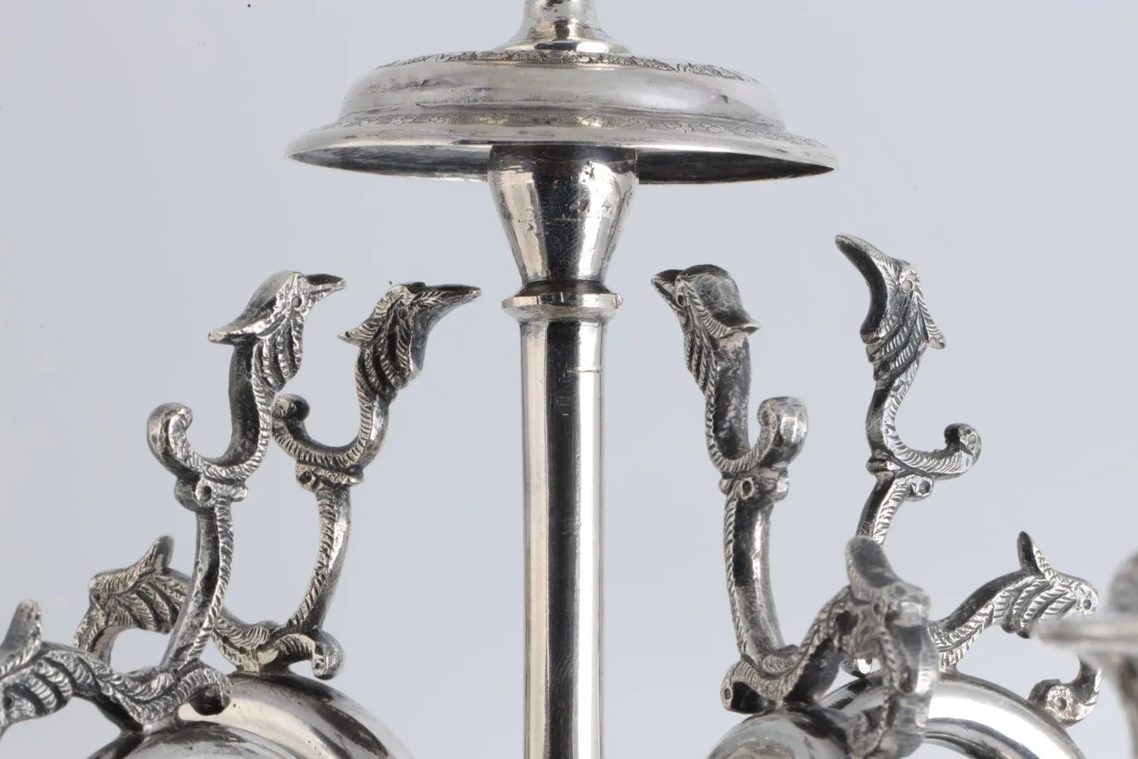 925 Silver Vartan A.O. Persian Large Candelabra Set of 2 (4,400.00g.)