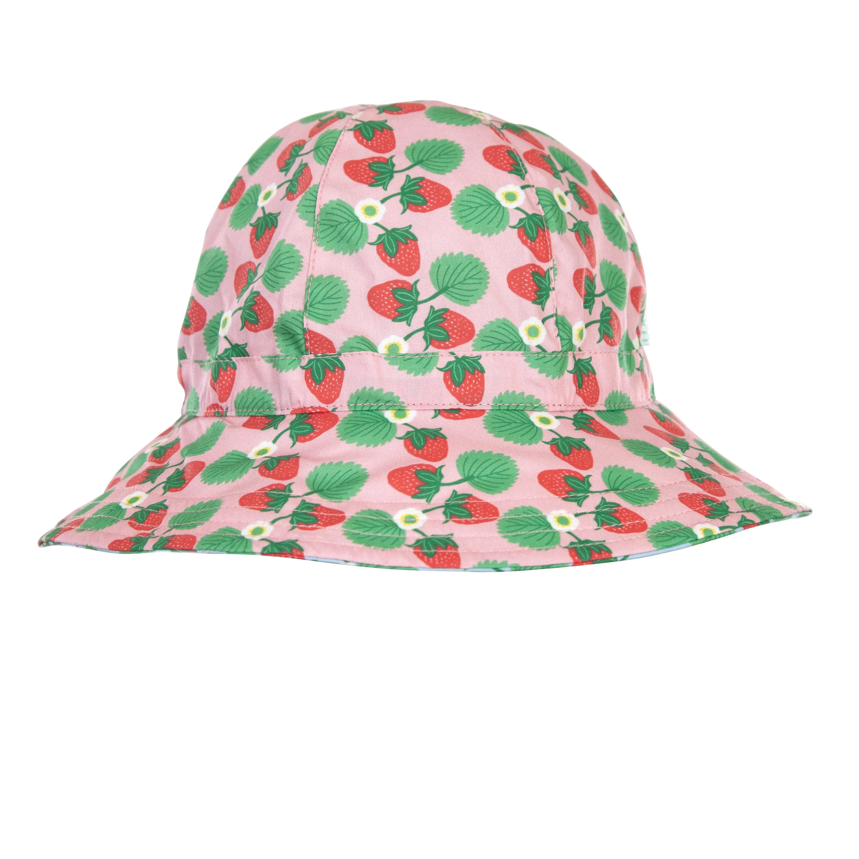 Acorn Wide Brim Reversible Sunhat - Strawberry