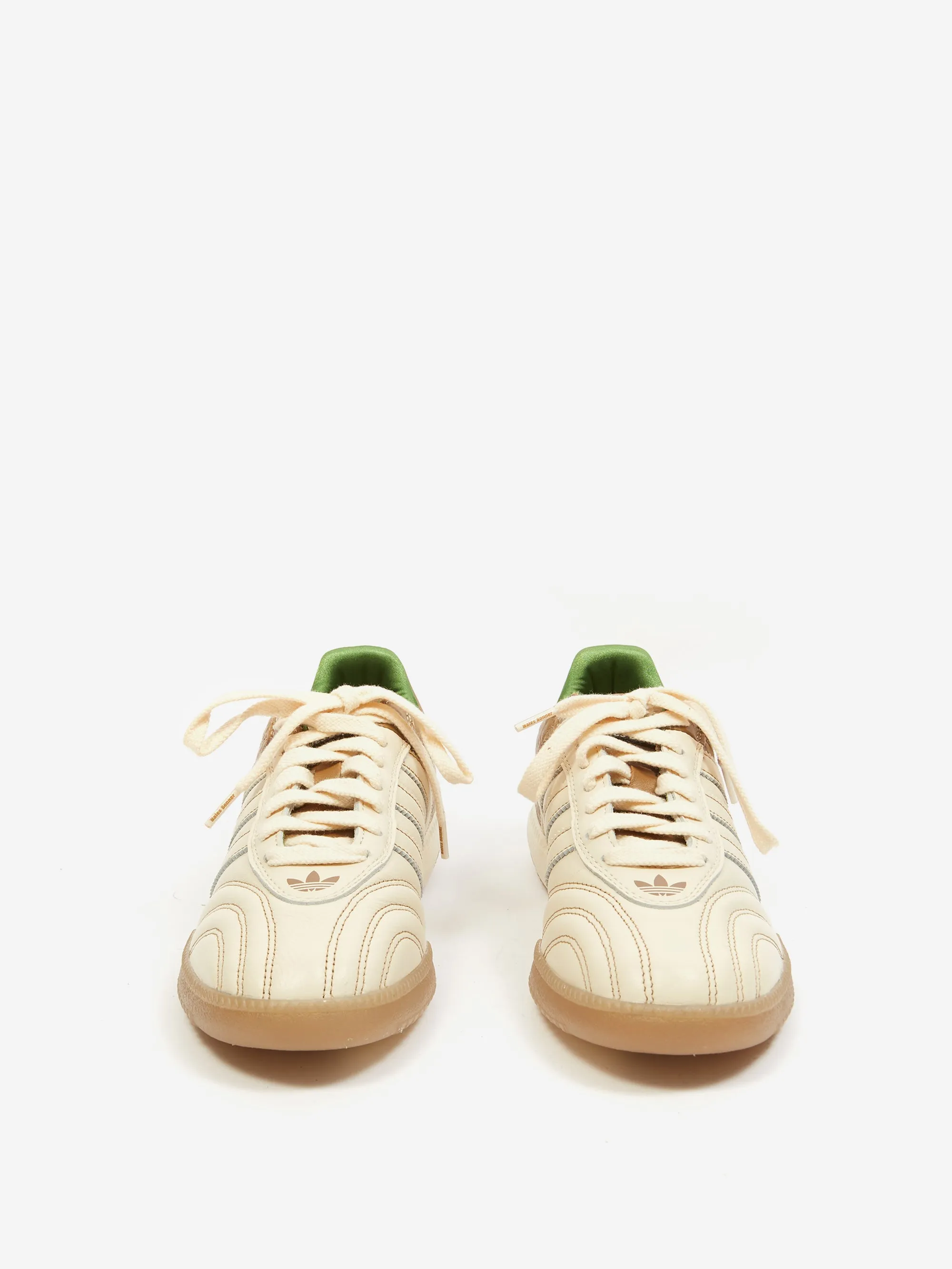 Adidas x Wales Bonner Samba Millennium - Wonder White/ Raw Desert/Crew Green