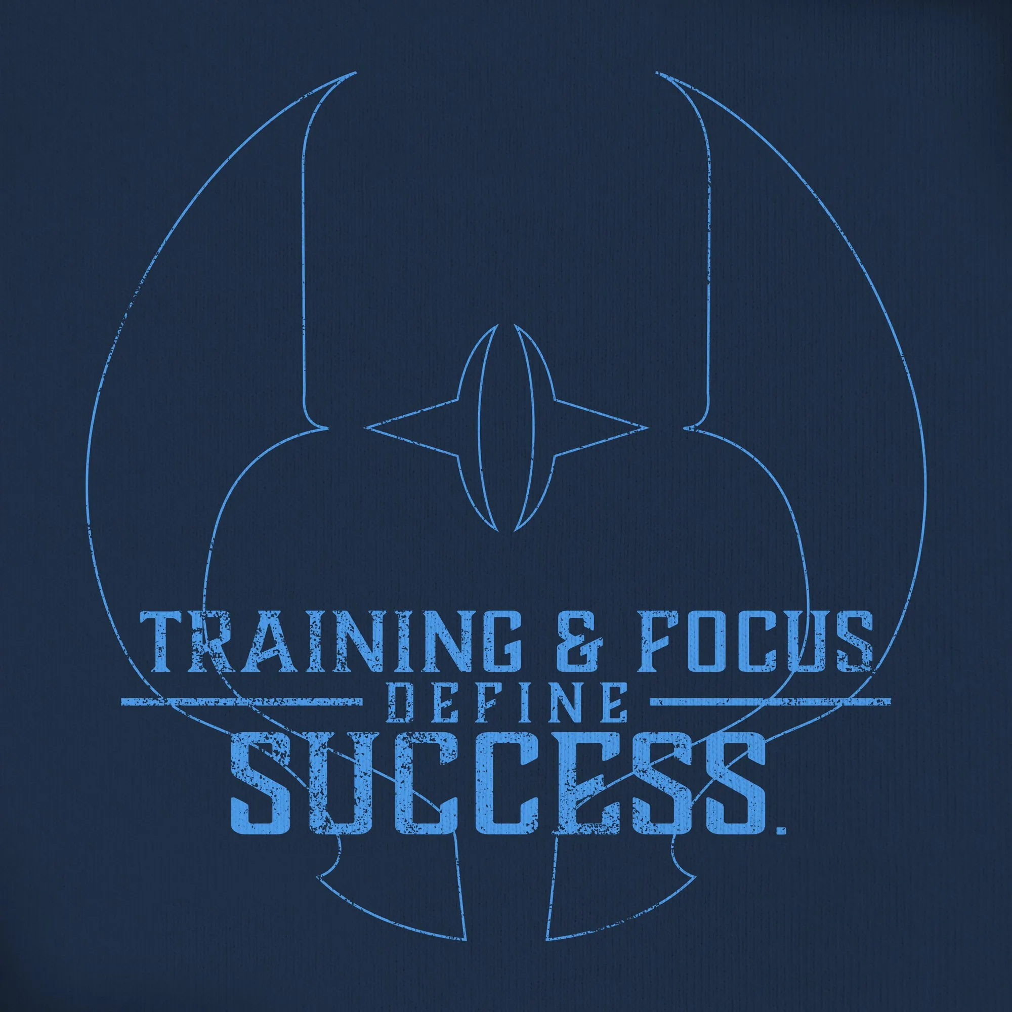 Ahsoka Series Training & Focus Define Success Navy Tee