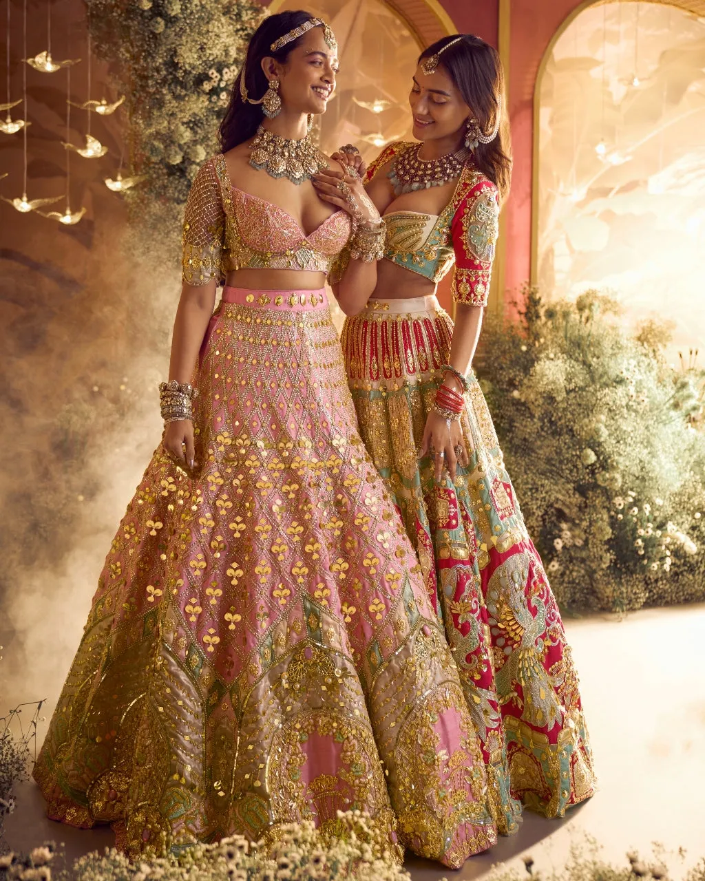 Alice - Baby Pink Royal Carriage Lehenga Set