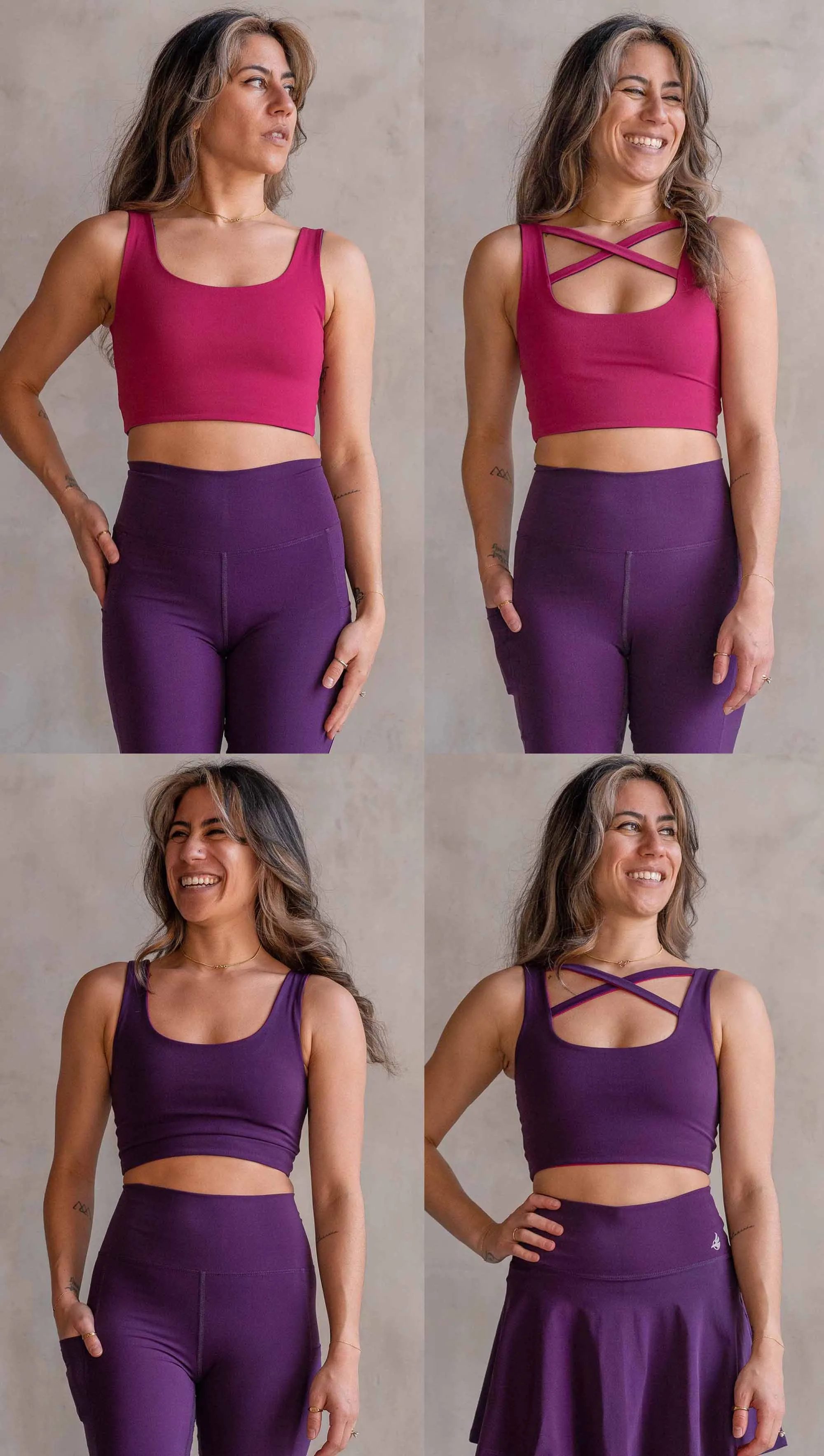 Amethyst & Magenta - EnviSoft Four Way Reversible Top