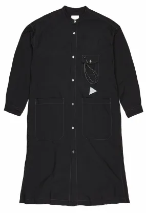 And Wander Women's CORDURA Typewriter Long Shirt - Black