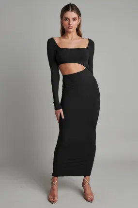 Angel Maxi Dress - Black