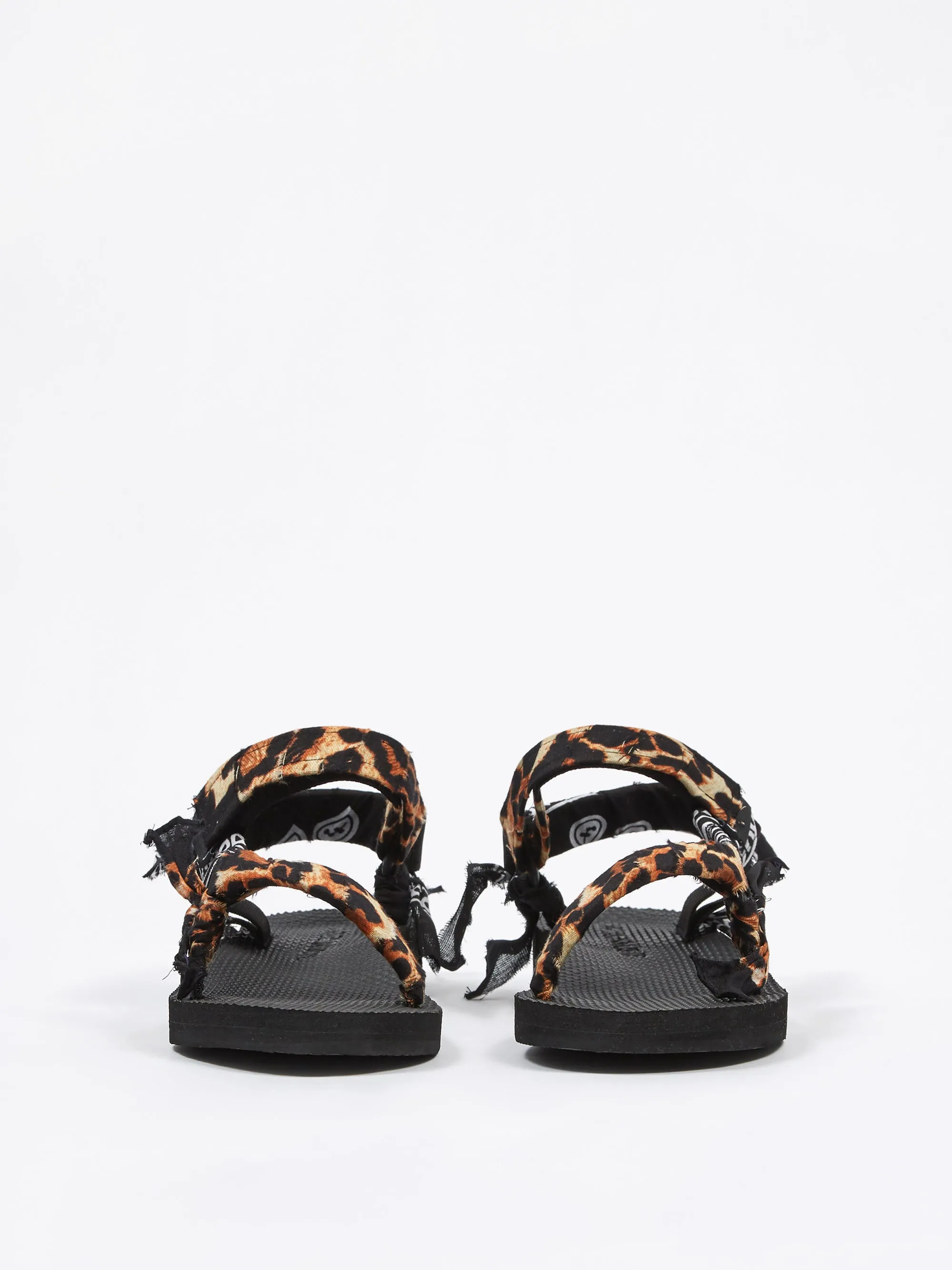 Arizona Love Trekky Leo Bandana Sandal - Leopard/Black