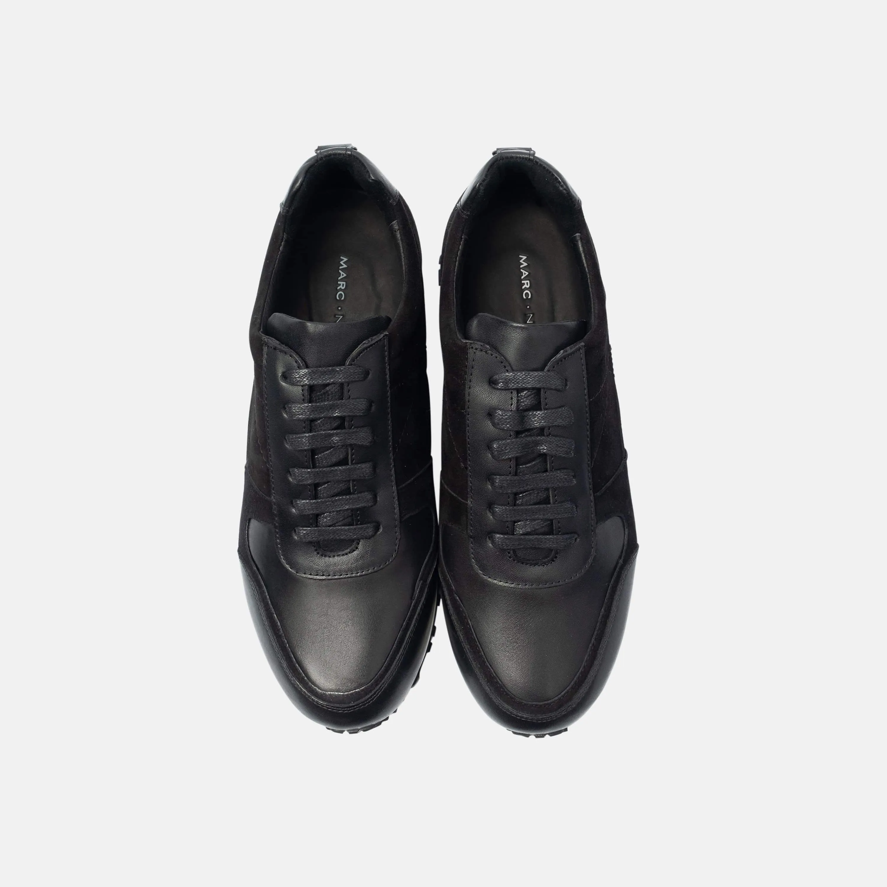 Ash Black Leather Trainers