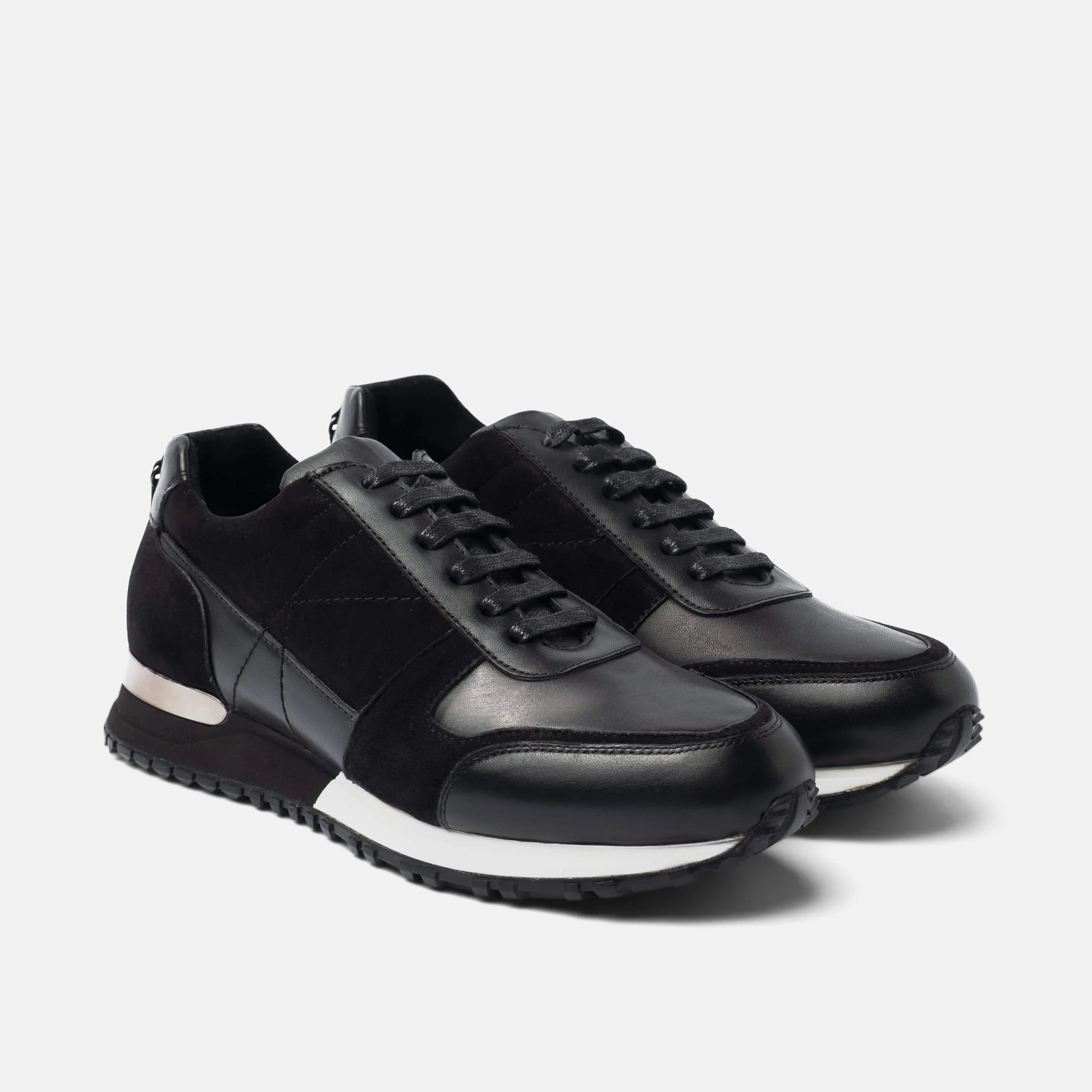 Ash Black Leather Trainers