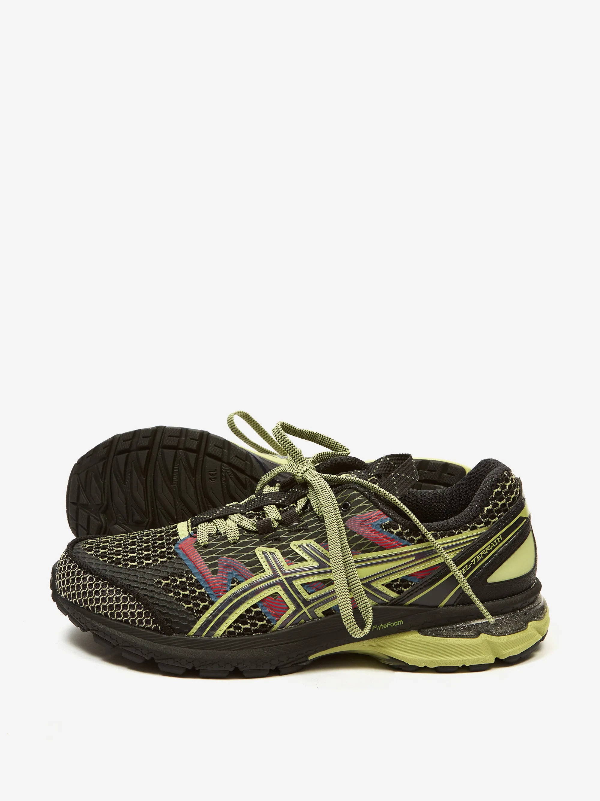 Asics US4-S Gel-Terrain W - Black/Neon Lime