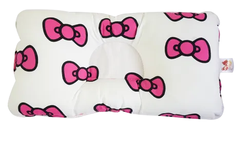 Babycuddle Head Pillow - Big Pink Ribbons