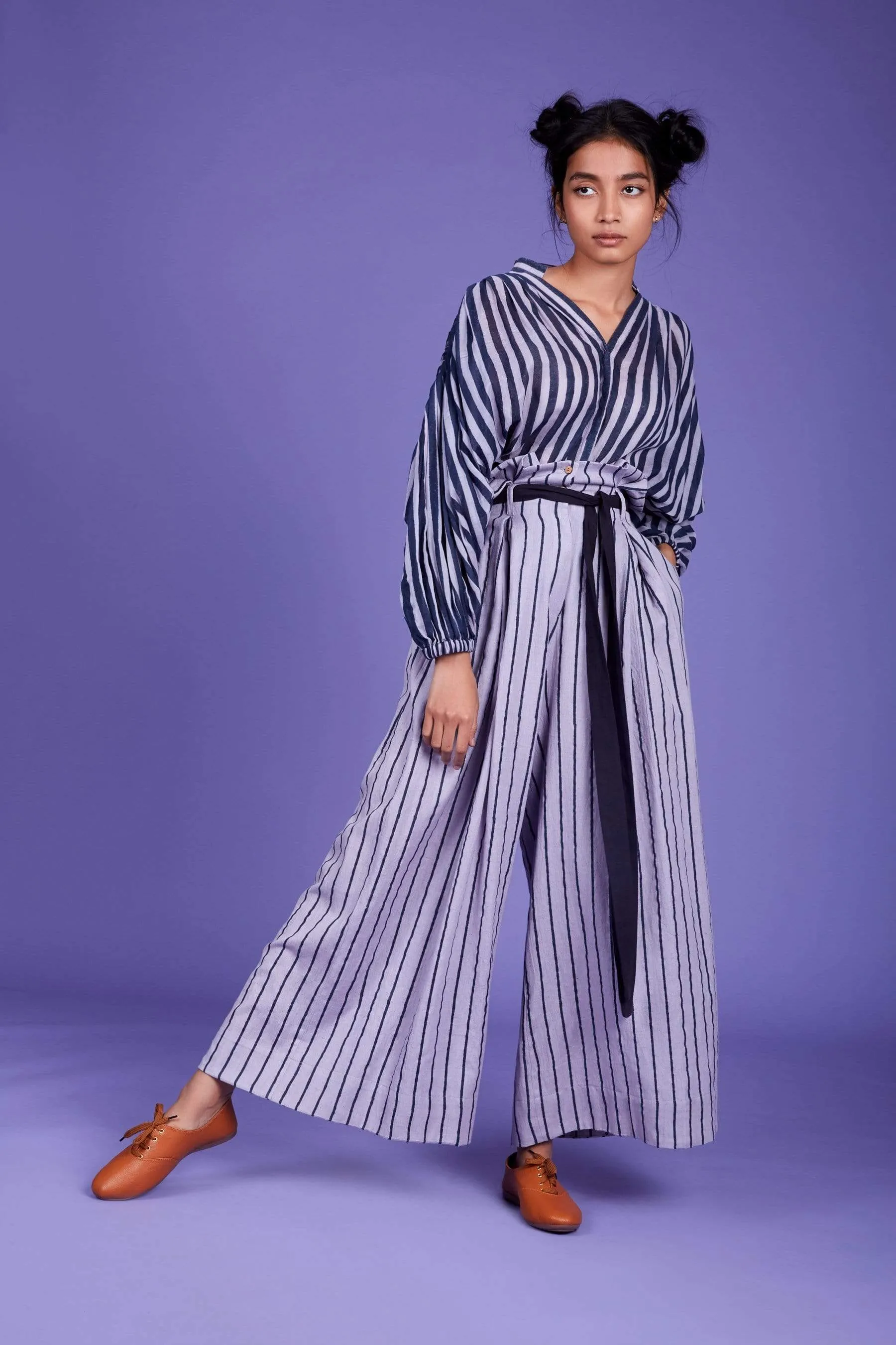 Baha Shirt and Pant Set-SS Lavender