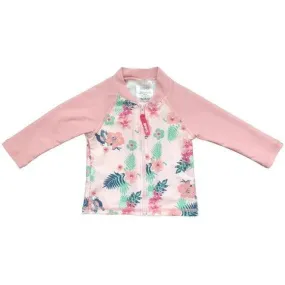 Banz Long Sleeve Rashy - Pink Pansy