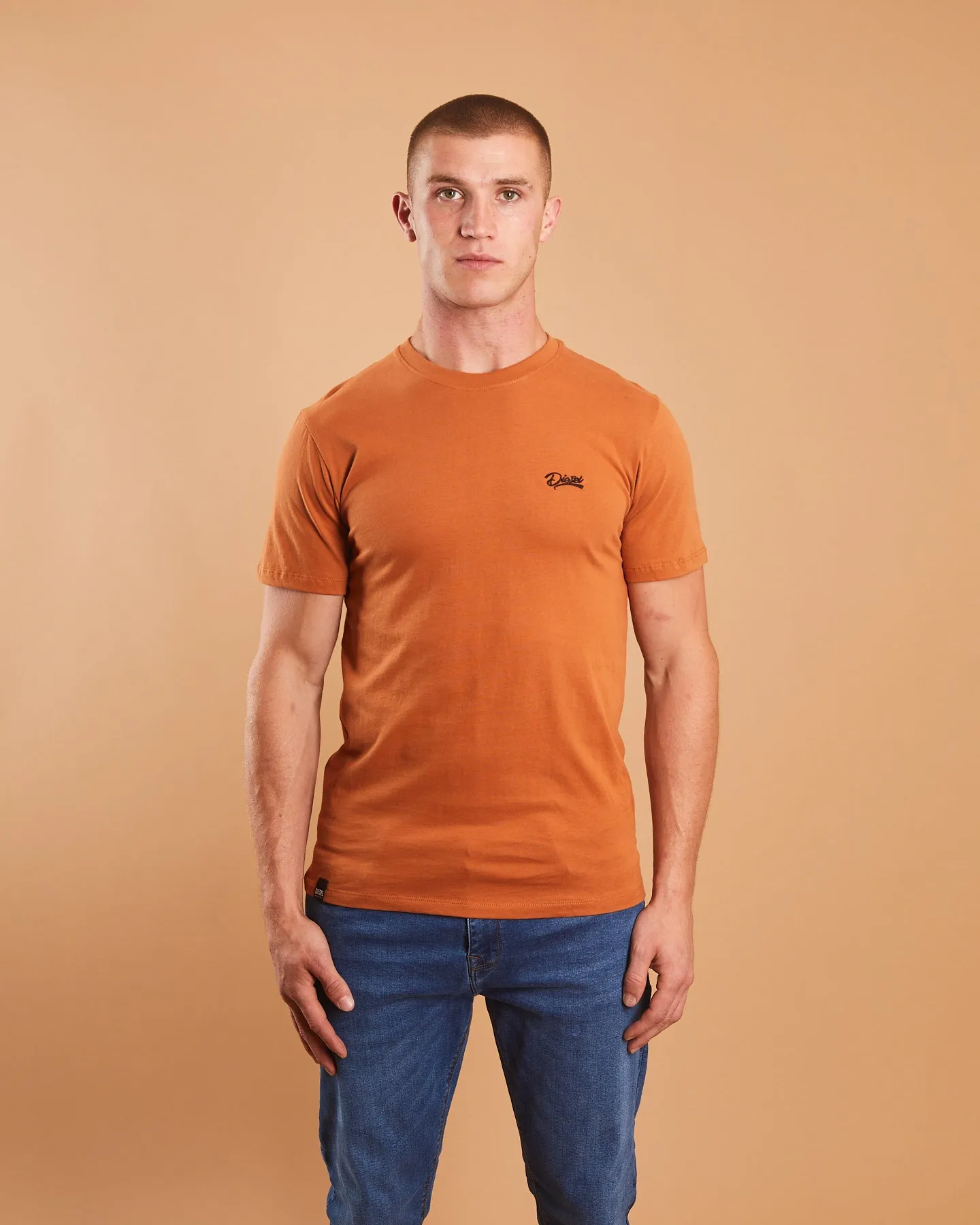 Basic Caden O Neck Tee Pumpkin Pie