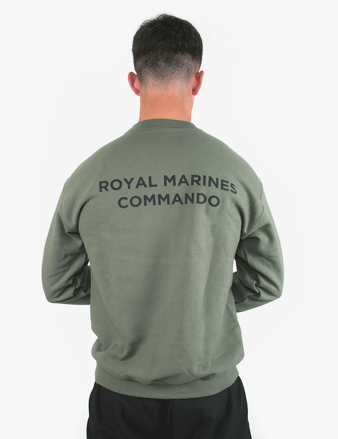 Basic Royal Marines Commando Sweatshirt - Military Green