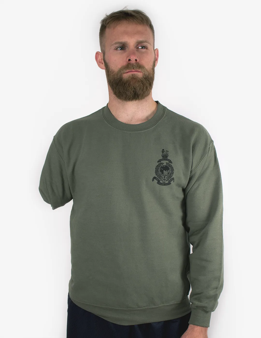 Basic Royal Marines Sweatshirt - Military Green