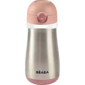 Beaba Stainless Steel Spout Cup - Pink