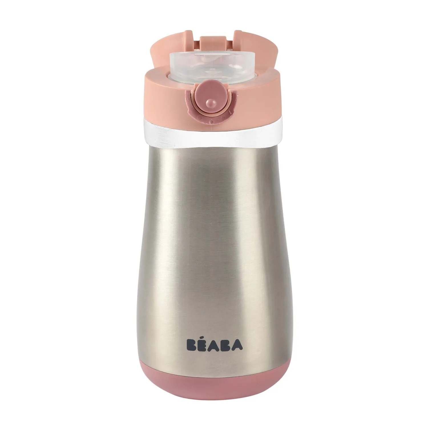 Beaba Stainless Steel Spout Cup - Pink