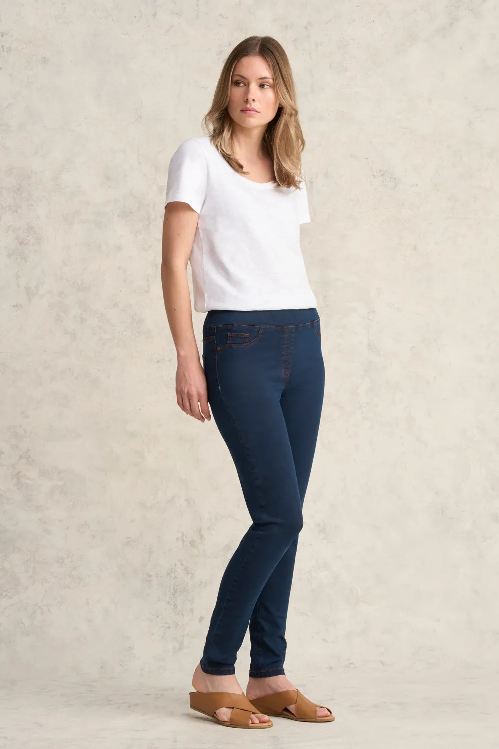 Bengajean® Full Length Skinny Leg - Clean Denim Blue