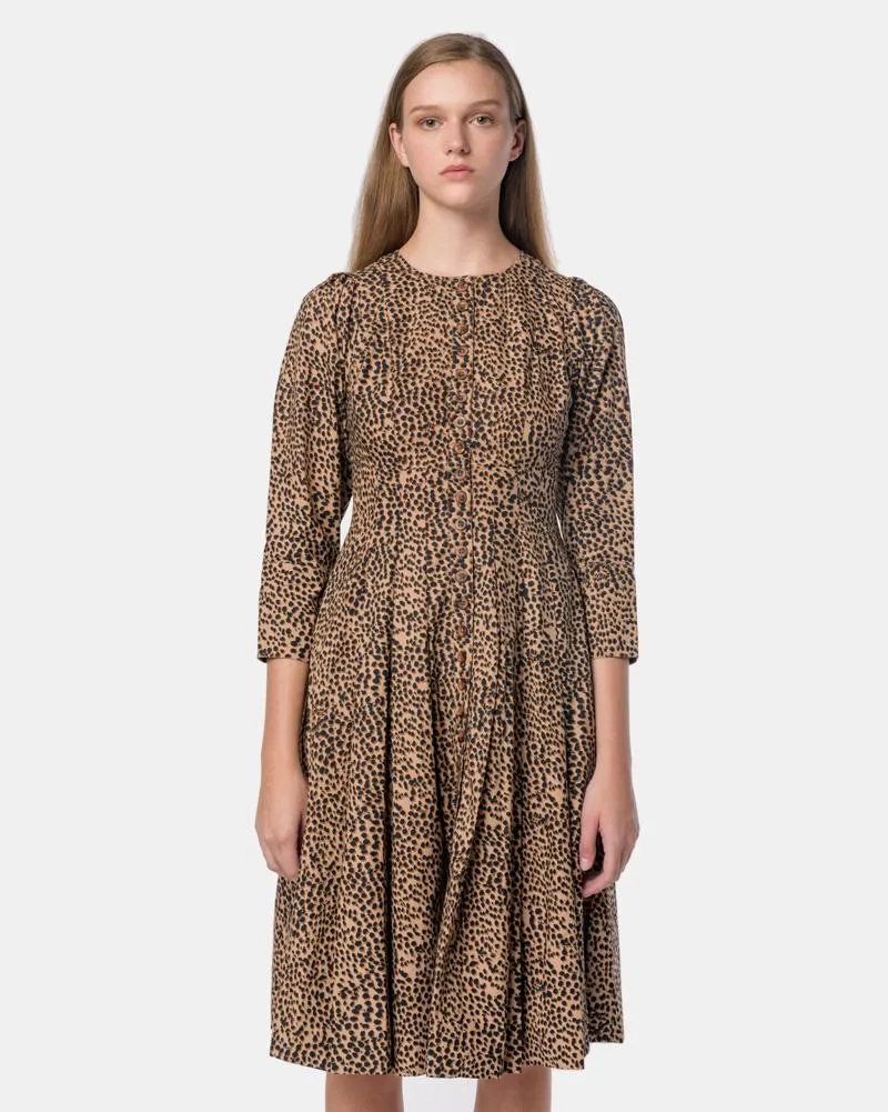 Bernadette Dress in Cheetah