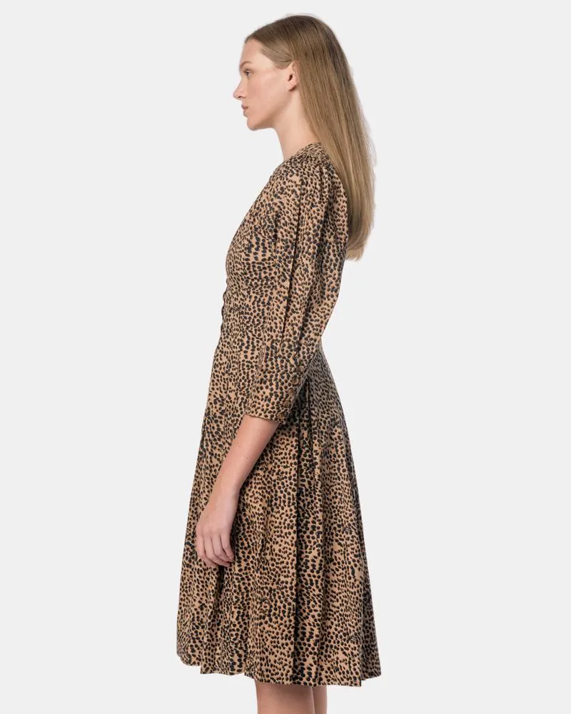 Bernadette Dress in Cheetah