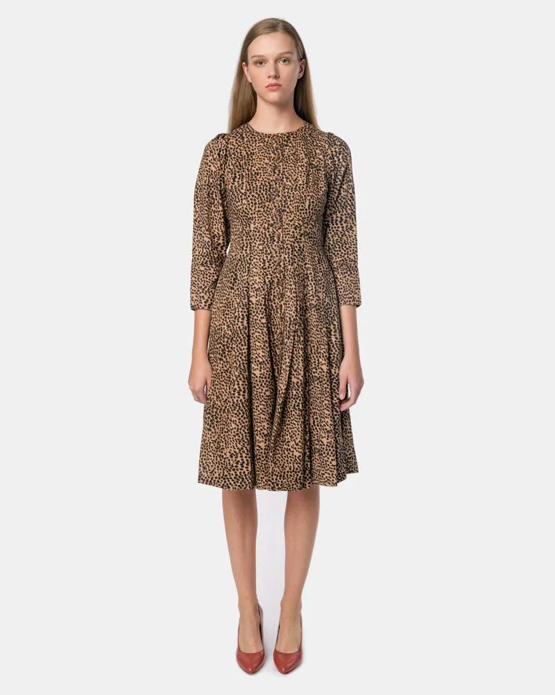 Bernadette Dress in Cheetah