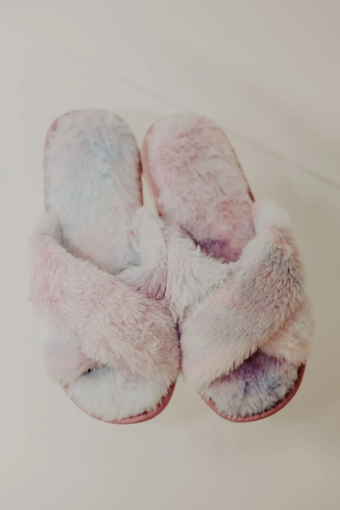 Berries N Cream Fuzzy Slippers