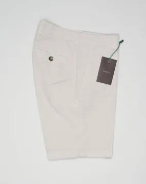 Berwich Garment Dyed Cotton Shorts / Latte