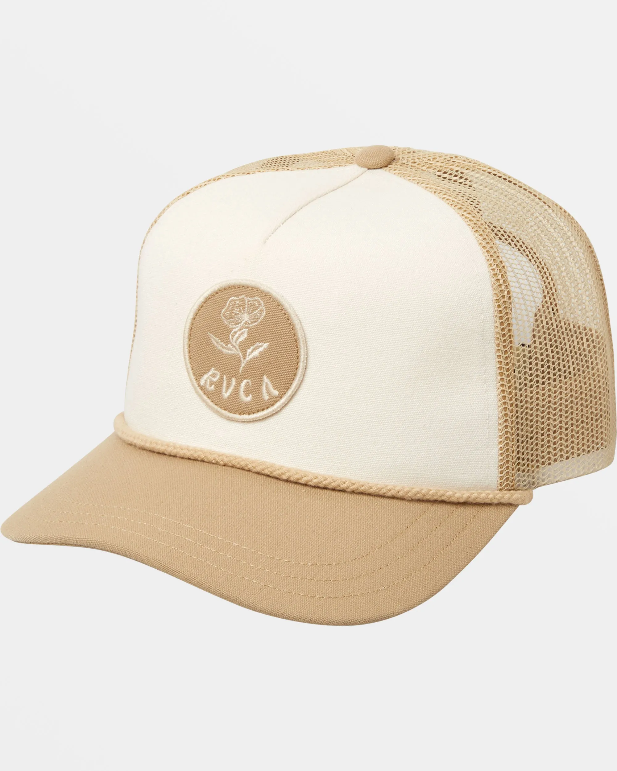 Bloomin Trucker Hat - Latte