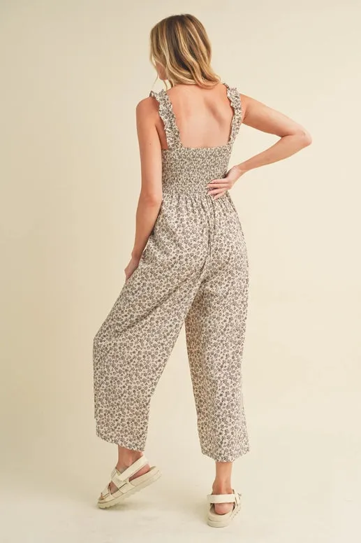 Brandee Floral Print Jumpsuit