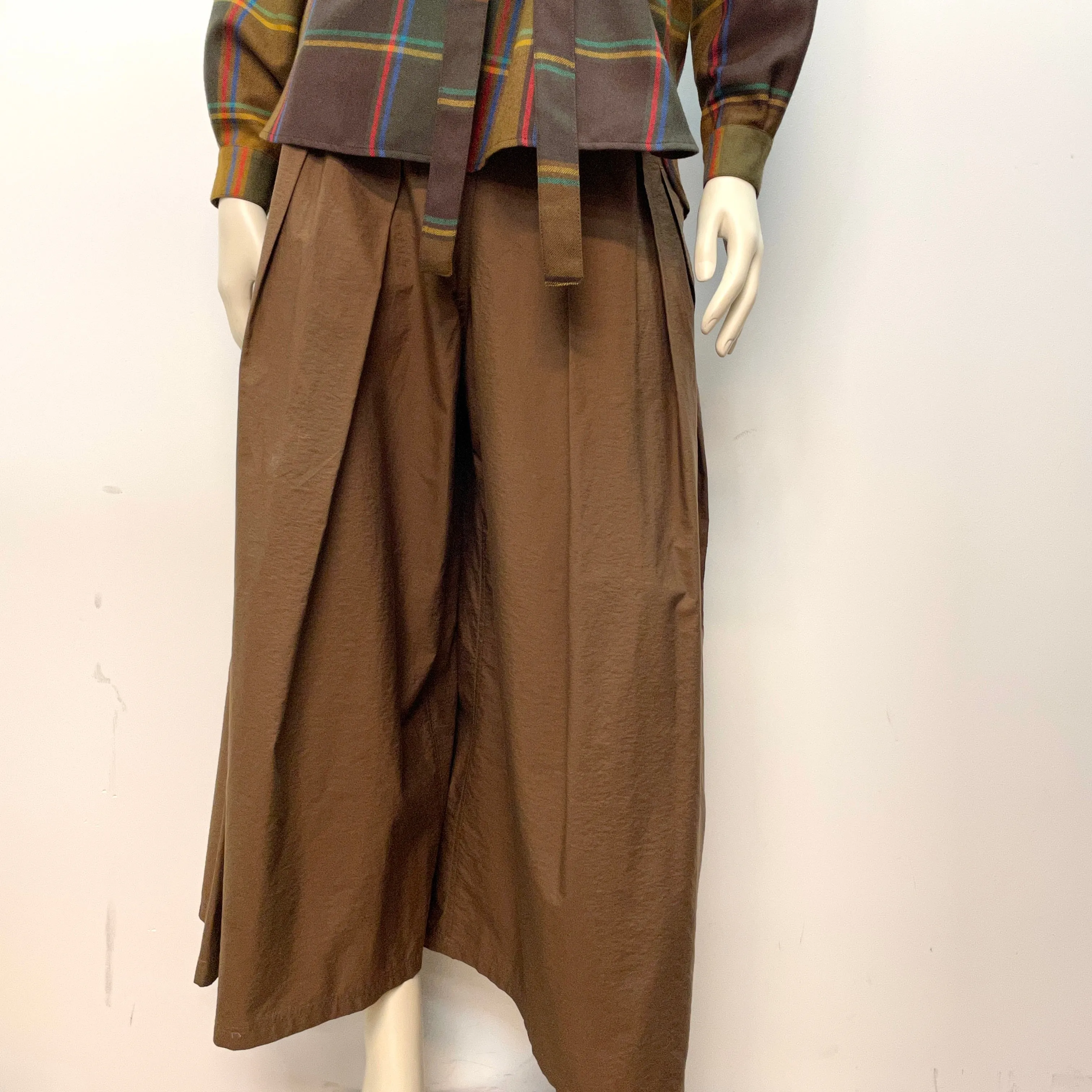 Brunello Cucinelli Vintage Designer Wide Leg Palazzo Trousers Made in Italy Size 28"