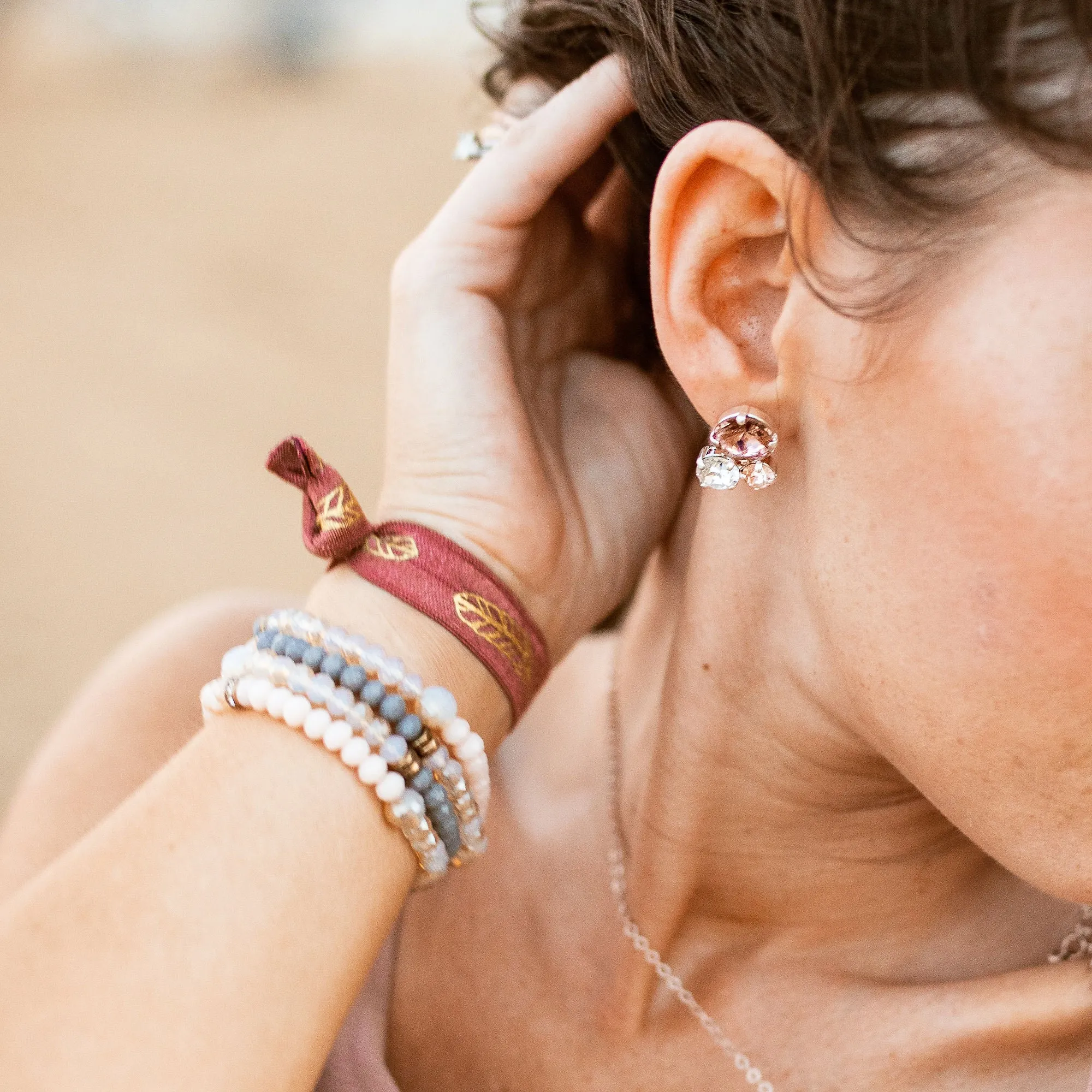 Bubble Cluster Post Earrings