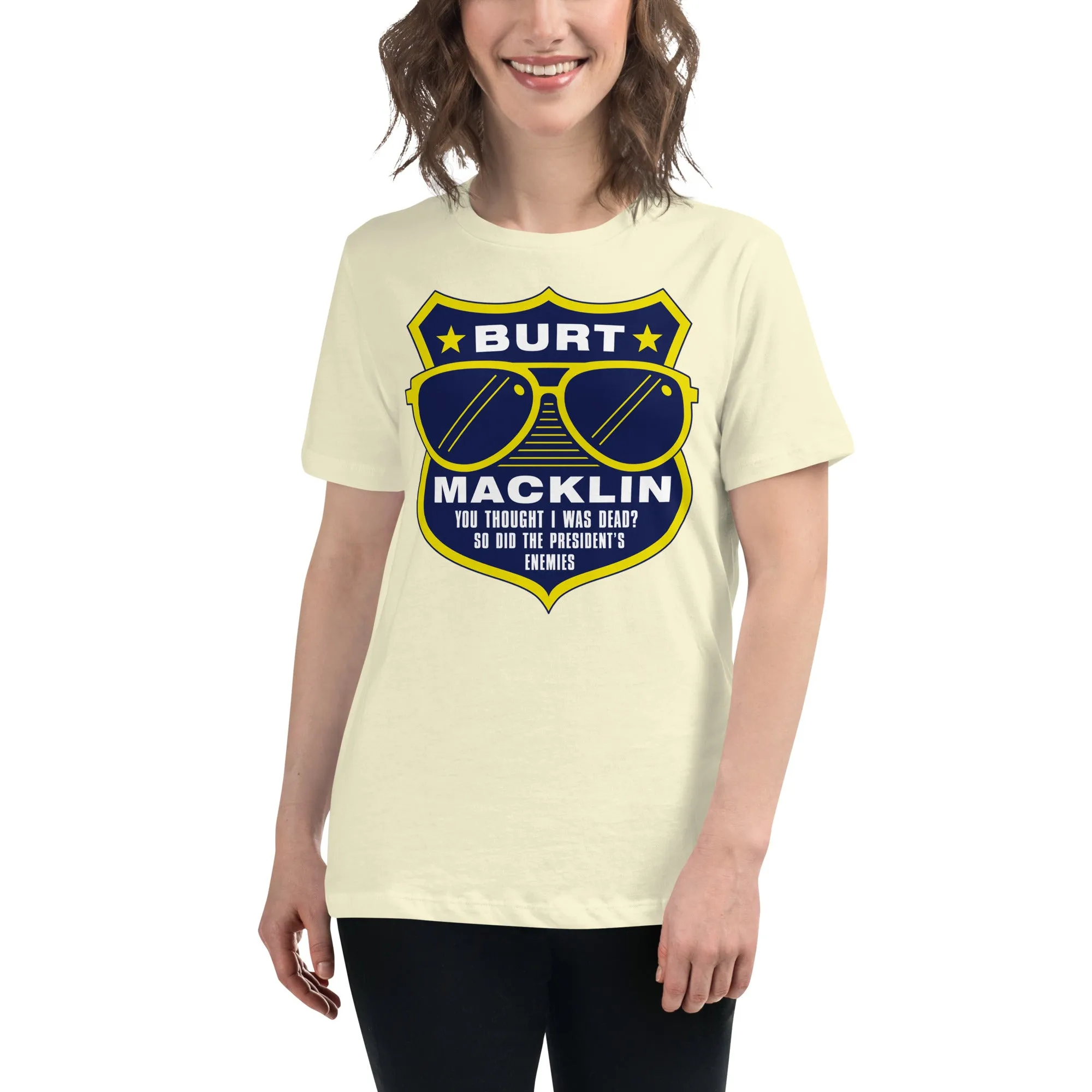 Burt Macklin Badge - Women's T-Shirt