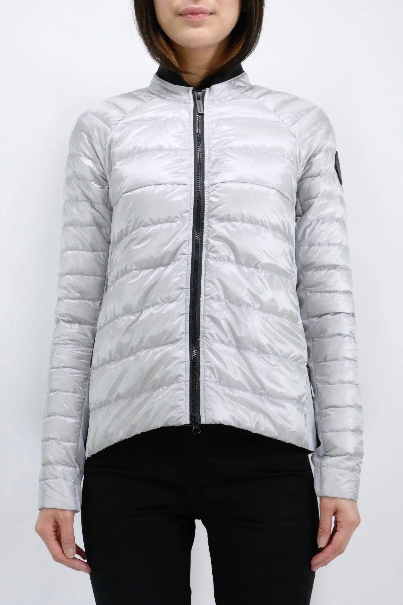 Canada Goose Womens Lite Jacket Roncy Black Label - Silverbirch