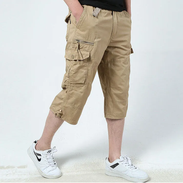 Casual Cotton Outdoor Multi Pockets Shorts