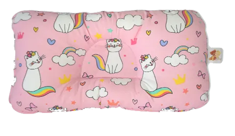 Cats in Pink -  Babycuddle Head Pillow