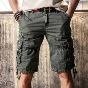 Causal Outdoor Multi Pockets Cotton Men Shorts