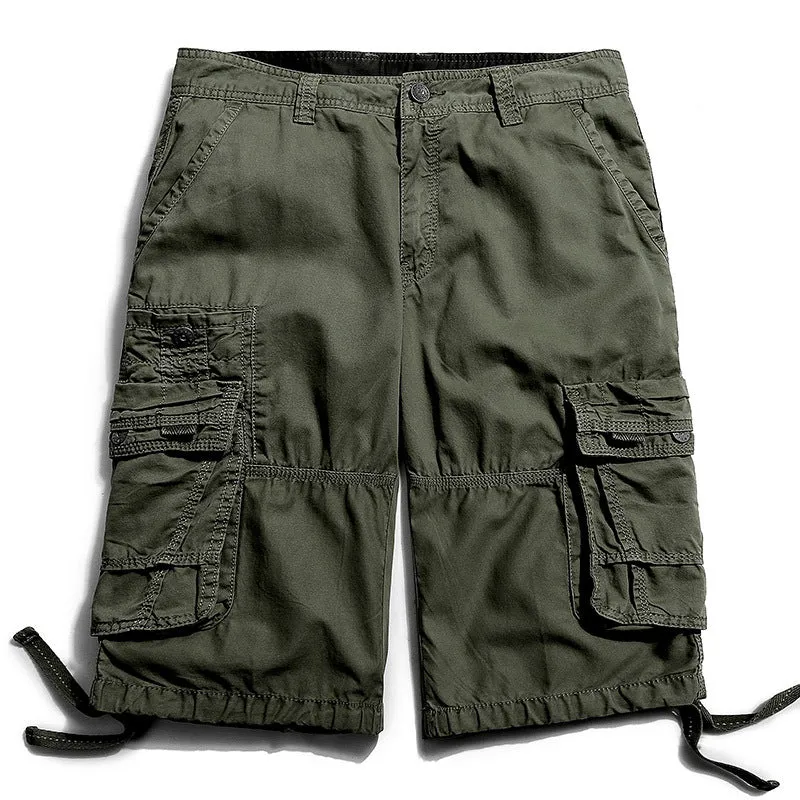 Causal Outdoor Multi Pockets Cotton Men Shorts