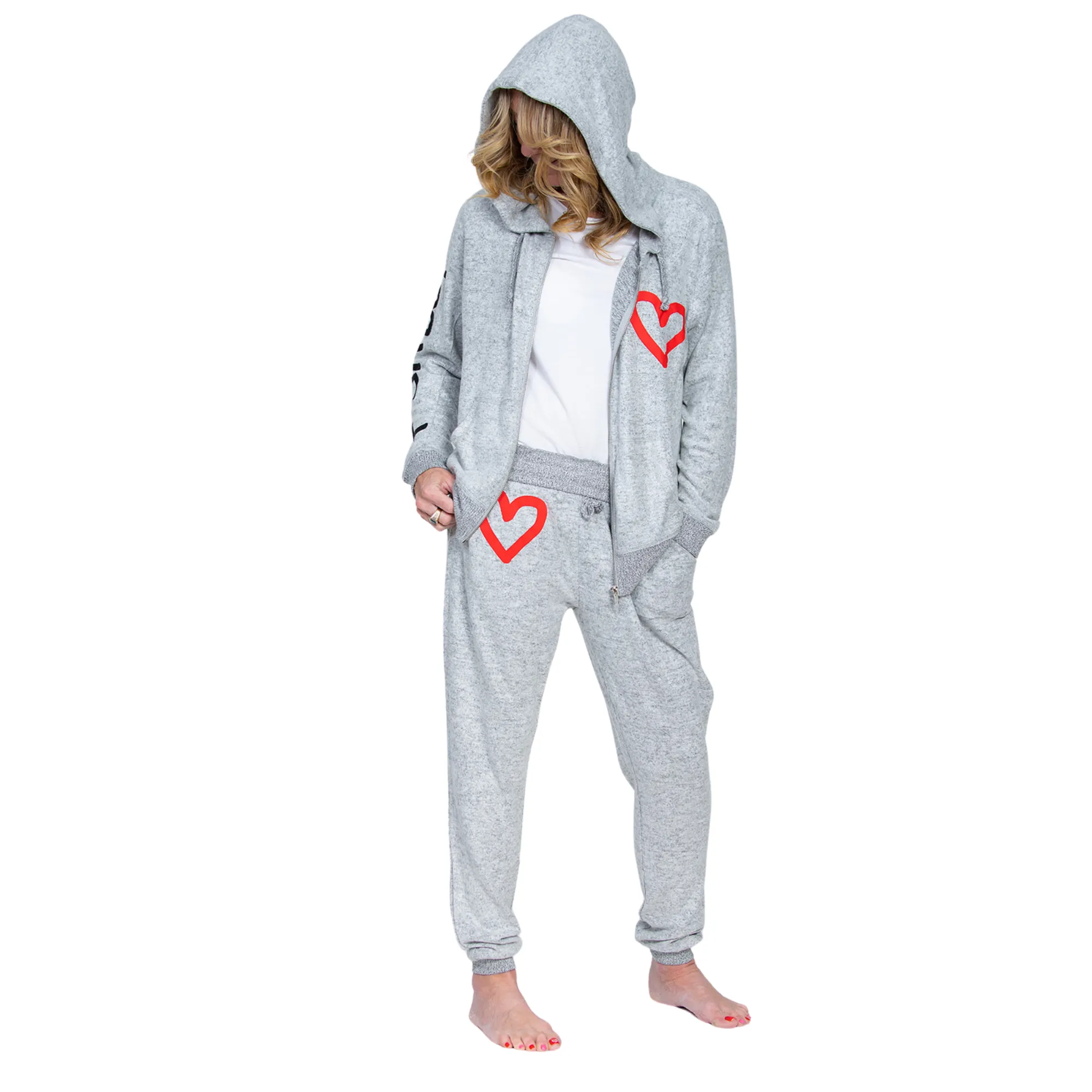 Cloud Hacci Love Jogger Zip Up Hoodie