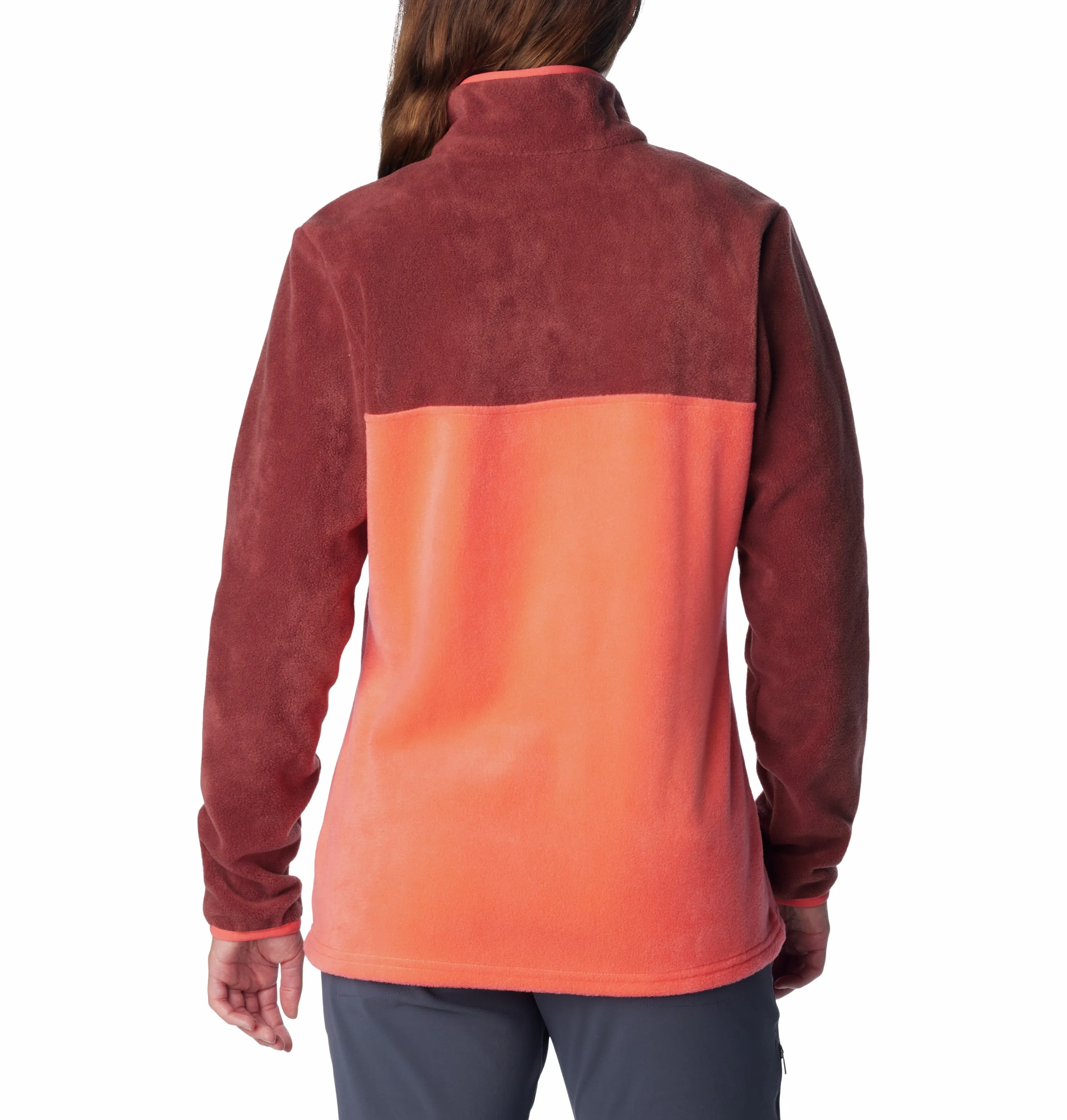 Columbia Ladies Benton Springs 1/2 Snap Pullover Fleece-SPICE