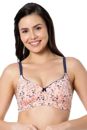 Comfort Dream Padded Non-Wired T-Shirt Bra - Ditsy Floral Print