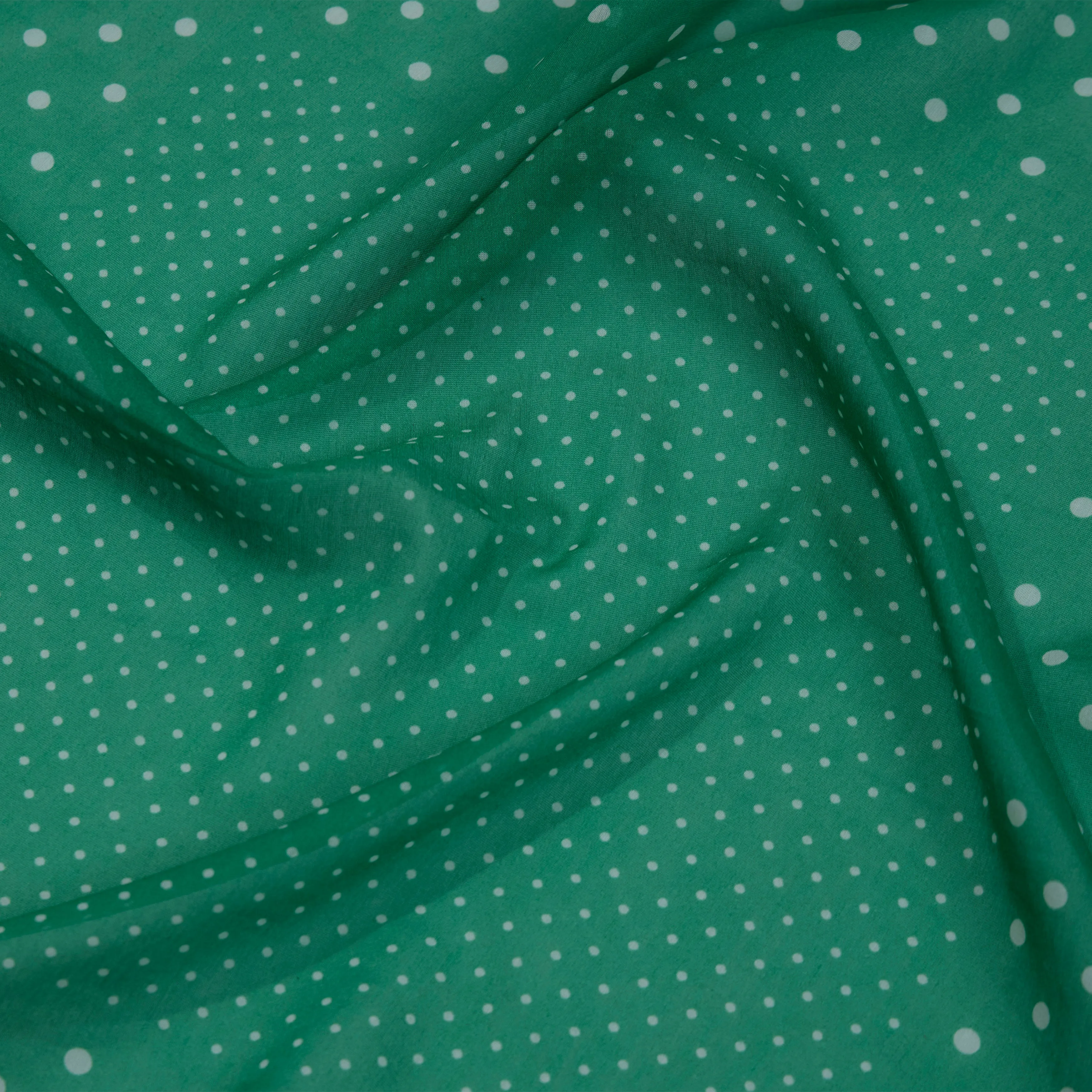 Cotton/Silk Dot Border Pocket Square