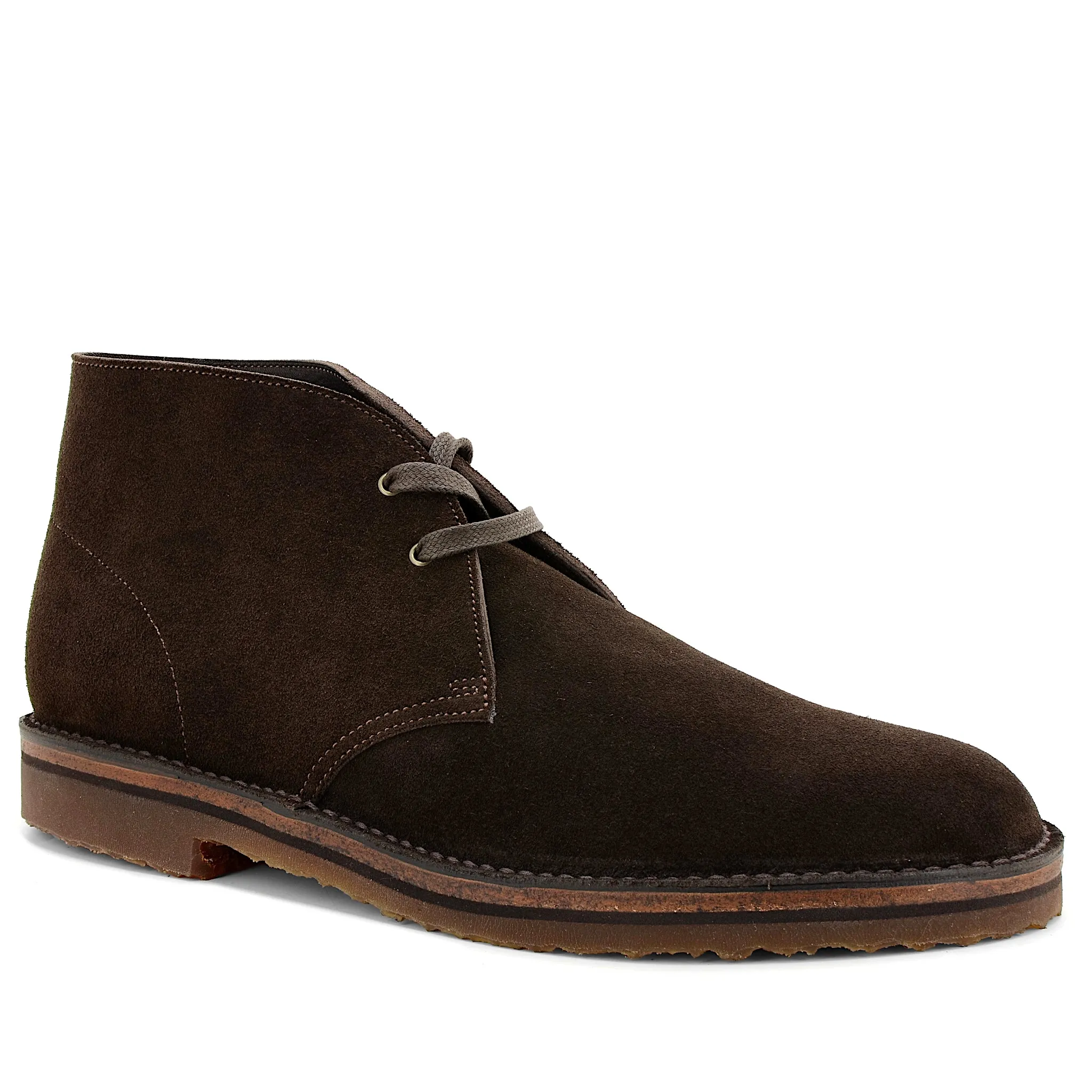 Desert Boot Lactae Hevea Brown Suede