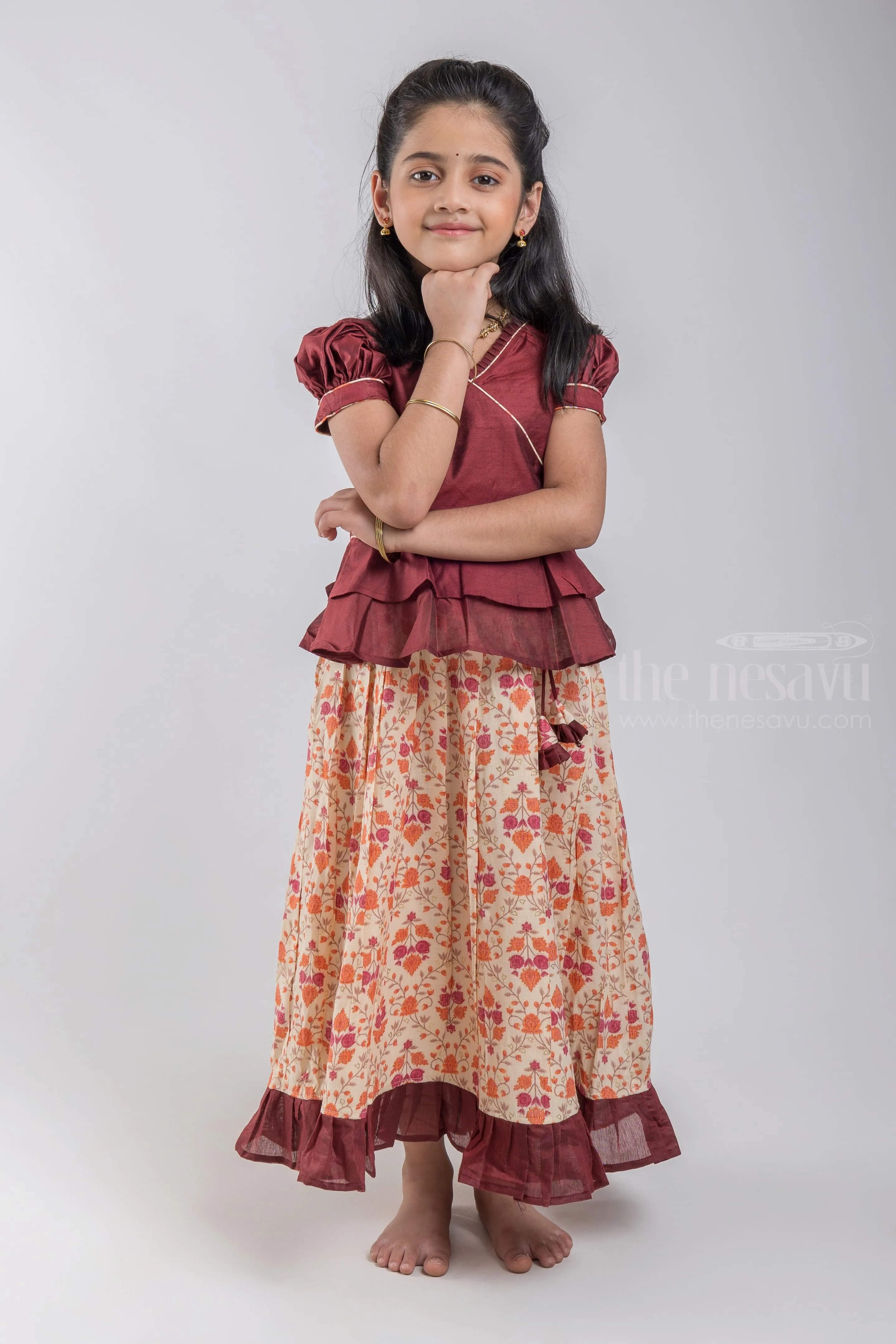 Designer Pattu Pavadai for Baby Girls: Comfort & Style Combined