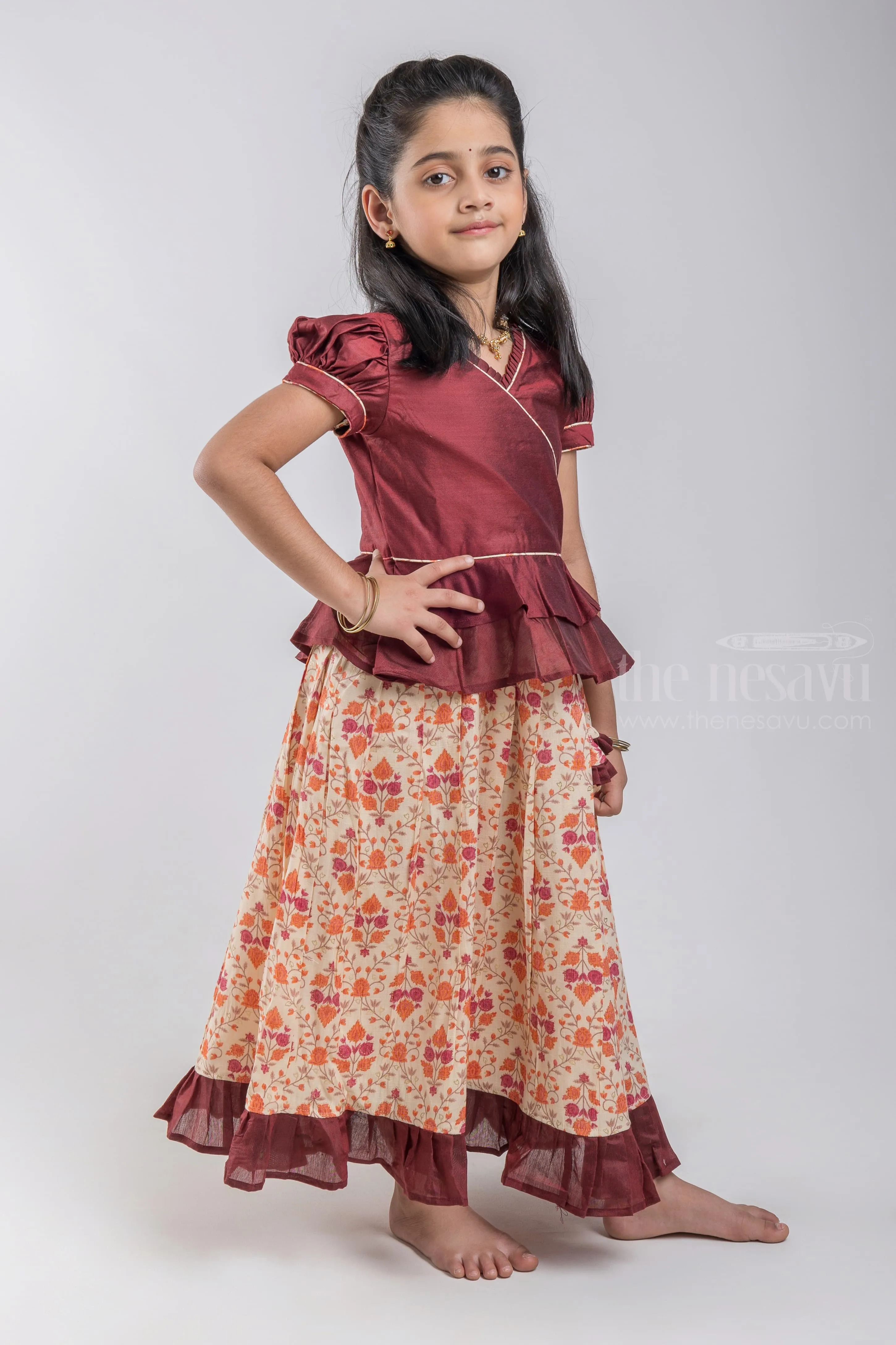 Designer Pattu Pavadai for Baby Girls: Comfort & Style Combined